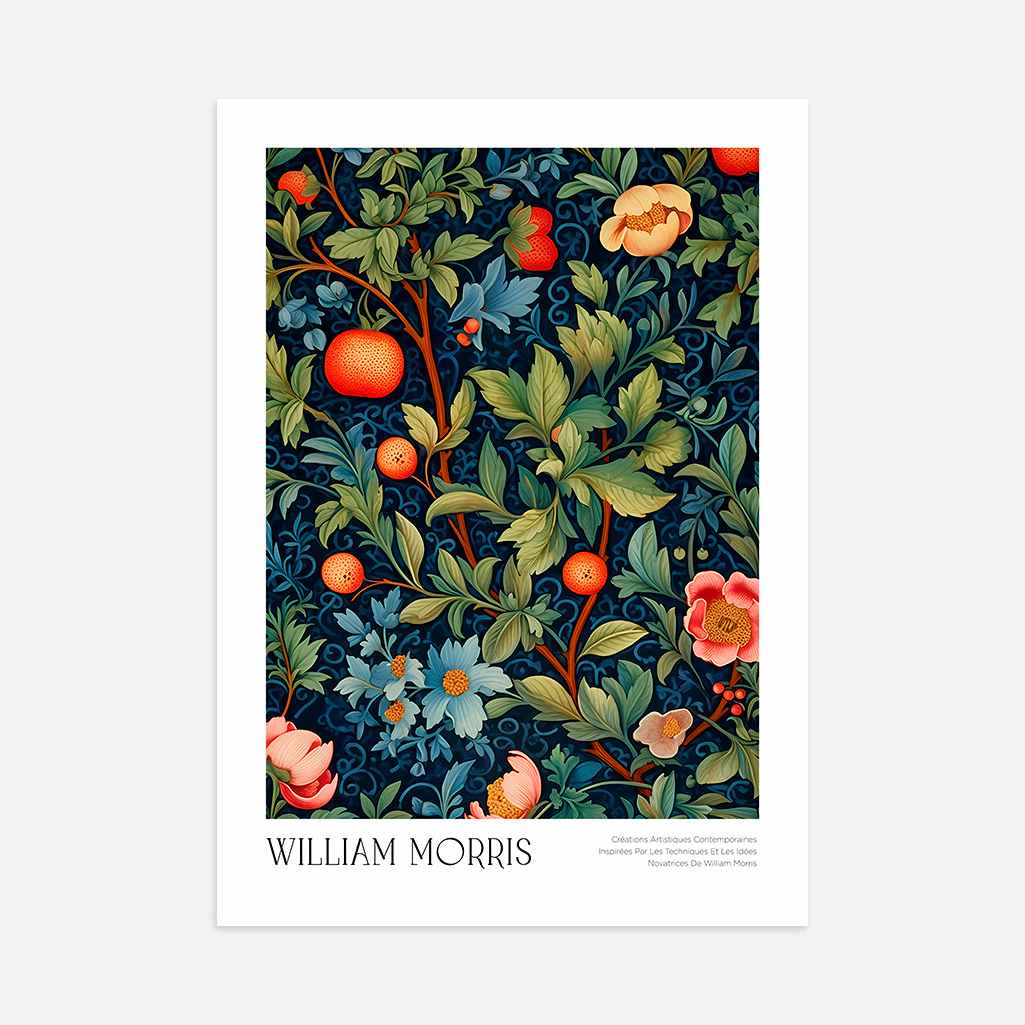Poster – Früchte & Botanisches Muster