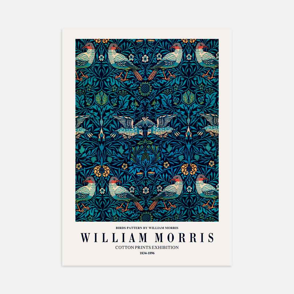 William Morris Poster – Vogelornament